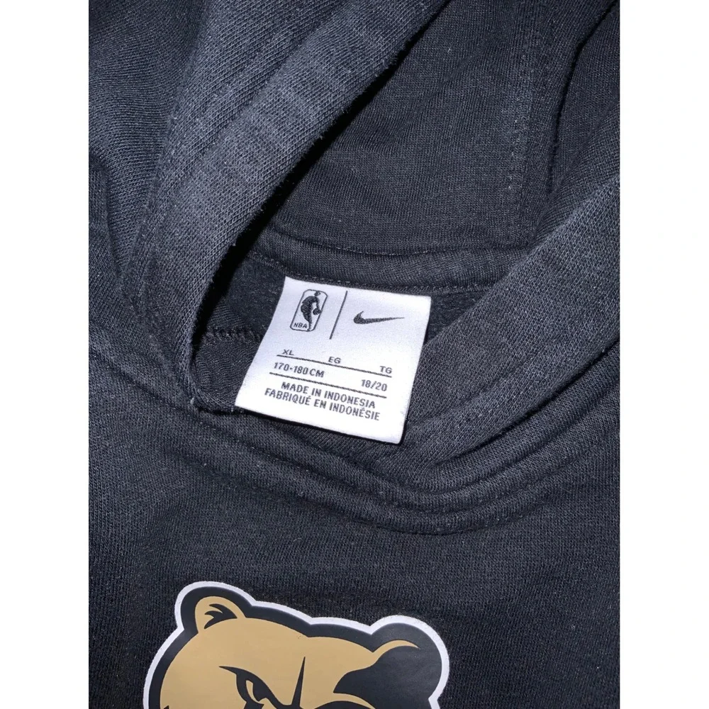 Nike NBA Memphis Grizzlies Hoodie Black Youth XL‎ 18/20 Pullover Sweatshirt
